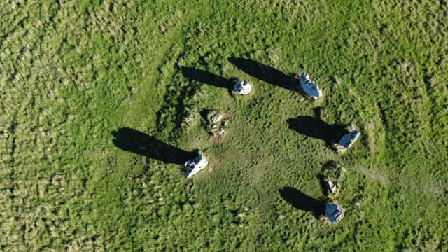 Duddo Standing Stone layout