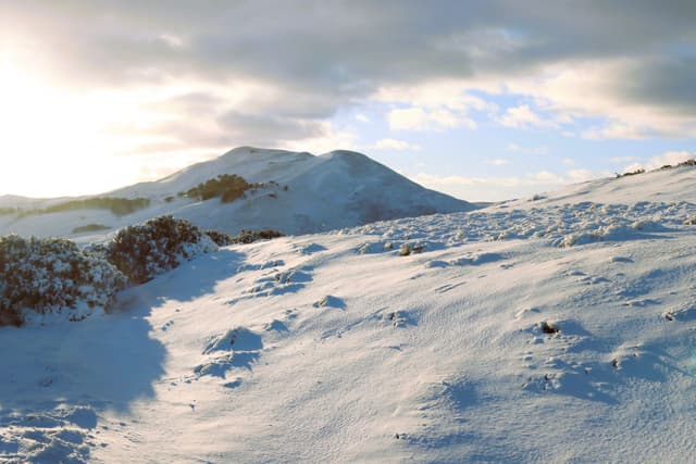 Pentlands snow